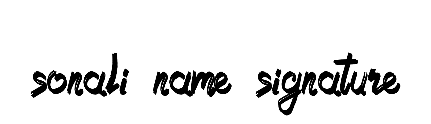 Sonali-name-signature signature