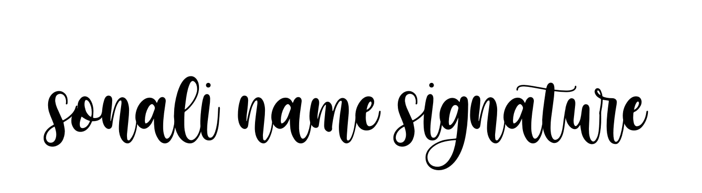 Sonali-name-signature signature