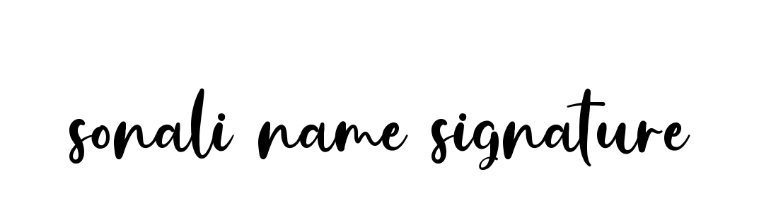 Sonali-name-signature signature