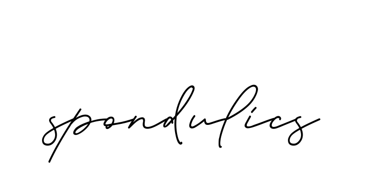 Spondulics signature