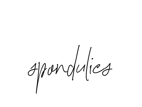 Spondulics signature