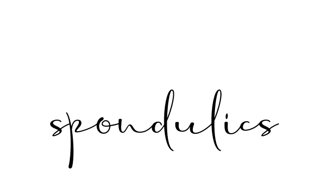 Spondulics signature