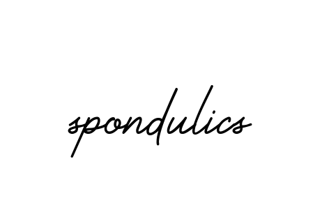 Spondulics signature