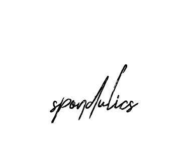 Spondulics signature