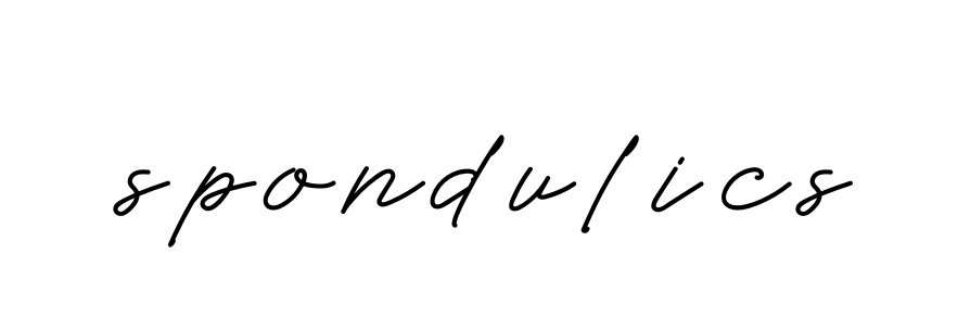 Spondulics signature