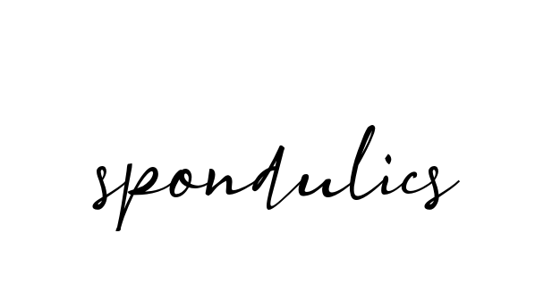 Spondulics signature