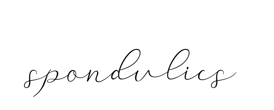 Spondulics signature