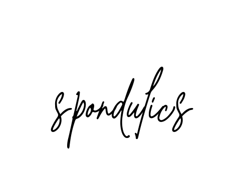Spondulics signature