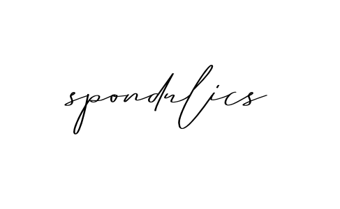 Spondulics signature