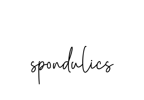 Spondulics signature
