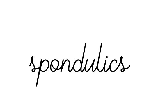 Spondulics signature