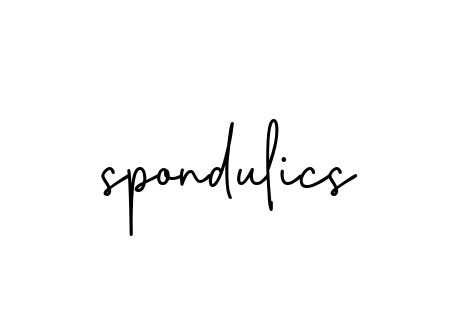 Spondulics signature
