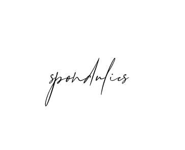Spondulics signature