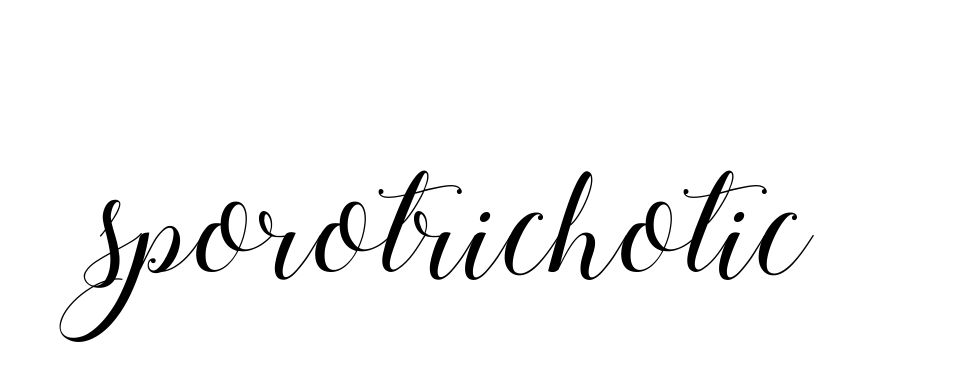 Handwritten Signature for Sporotrichotic - Style 144 Online