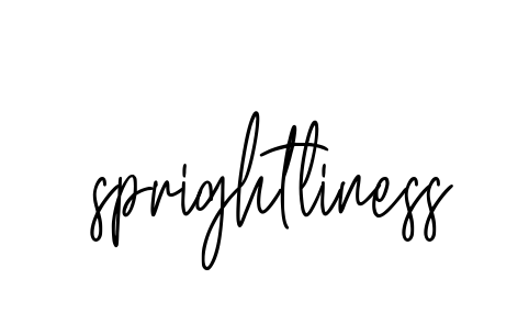 Sprightliness signature