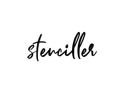 Stenciller signature