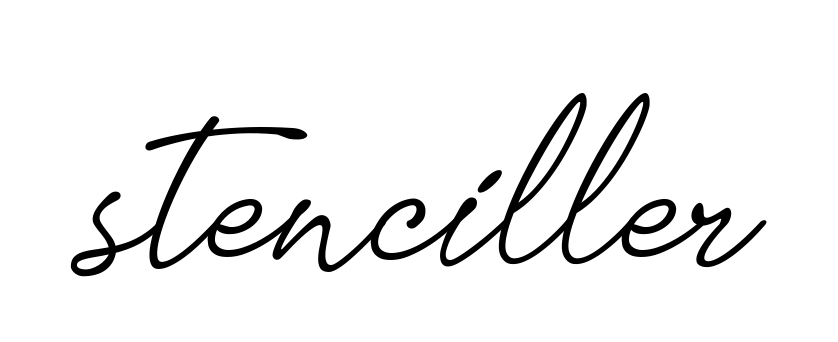 Stenciller signature