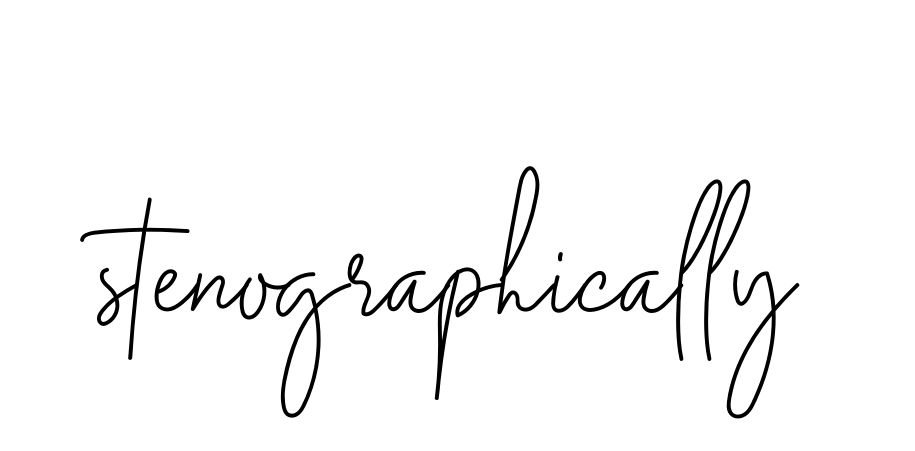 Stenographically signature