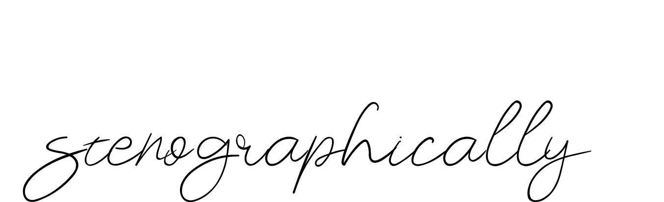Stenographically signature