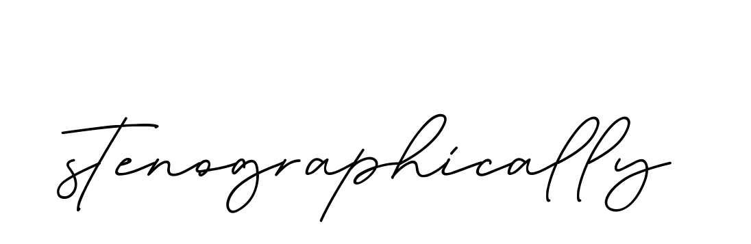 Stenographically signature