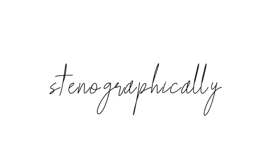 Stenographically signature