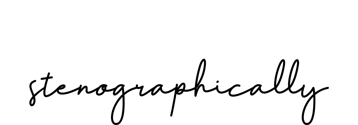 Stenographically signature