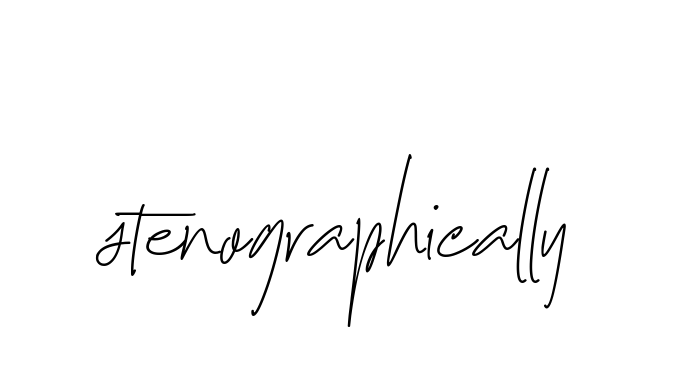Stenographically signature