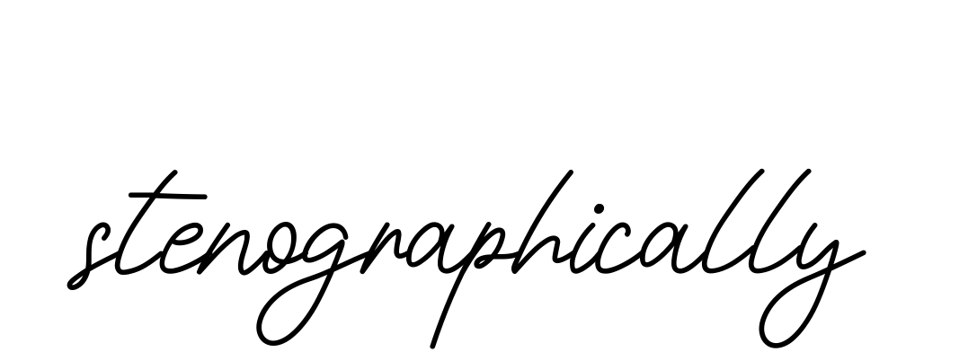 Stenographically signature
