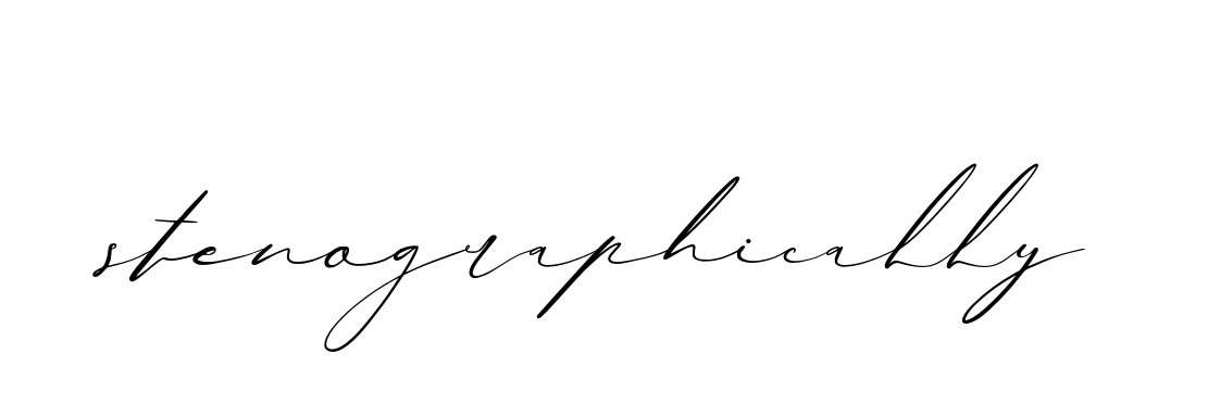 Stenographically signature
