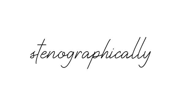 Stenographically signature