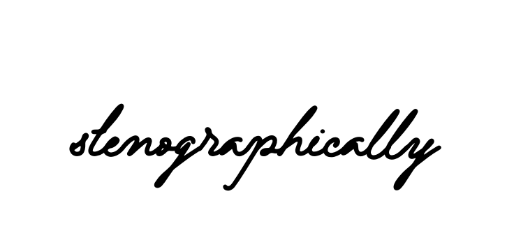 Stenographically signature