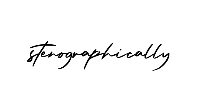 Stenographically signature