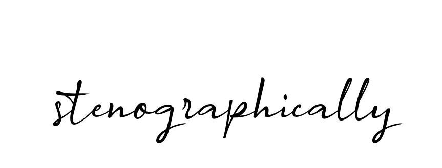 Stenographically signature