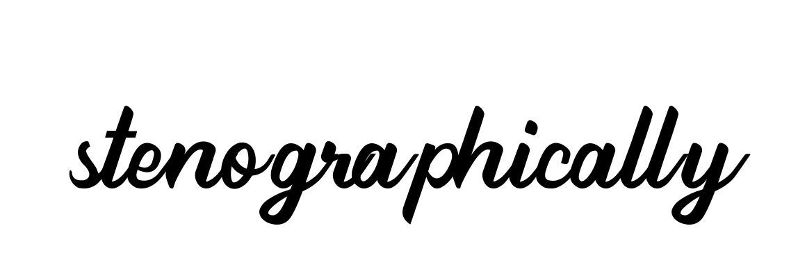 Stenographically signature