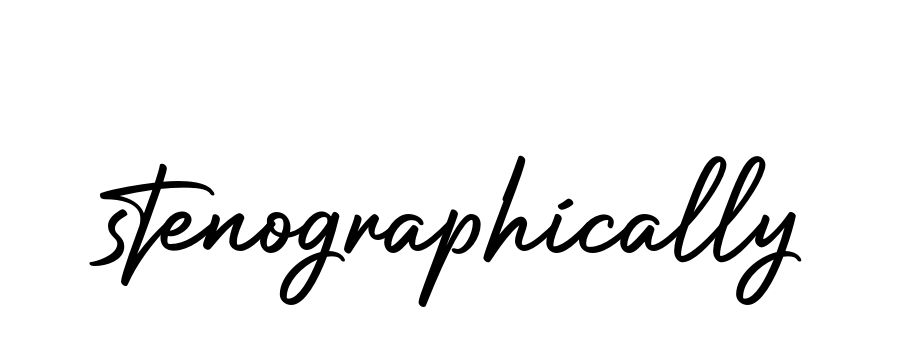 Stenographically signature