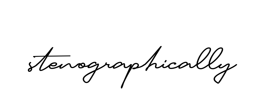 Stenographically signature