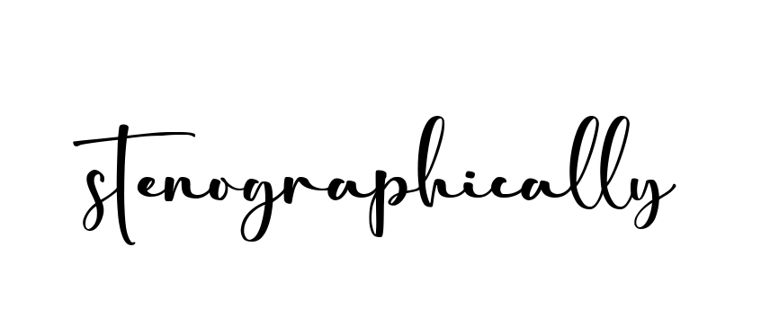 Stenographically signature