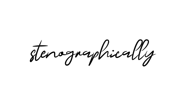 Stenographically signature