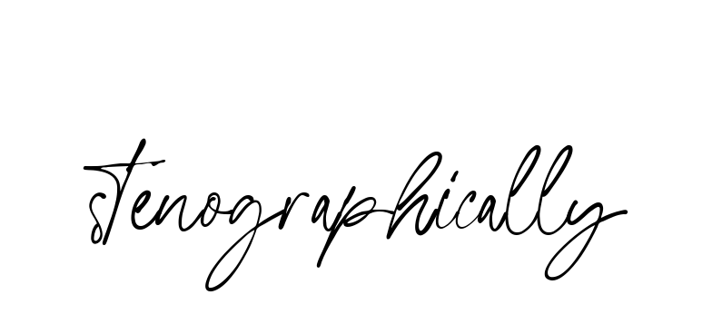 Stenographically signature