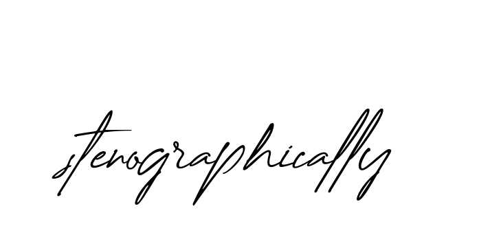 Stenographically signature