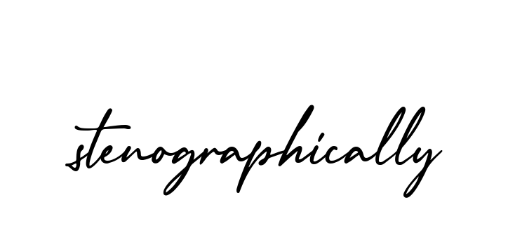 Stenographically signature
