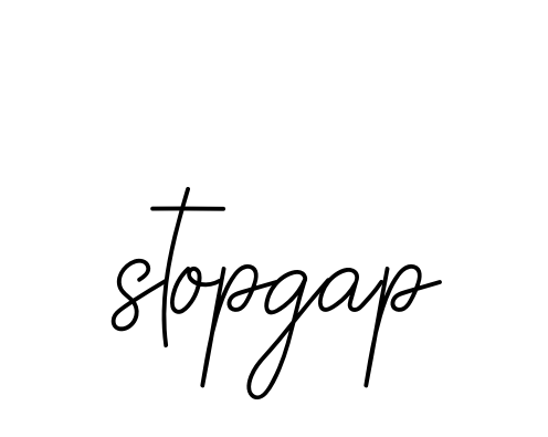 Handwritten Signature for Stopgap - Style 145 Online
