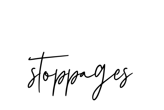 Stoppages signature