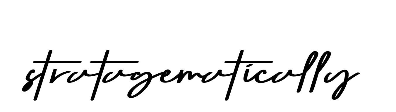 Handwritten Signature for Stratagematically - Style 135 Online