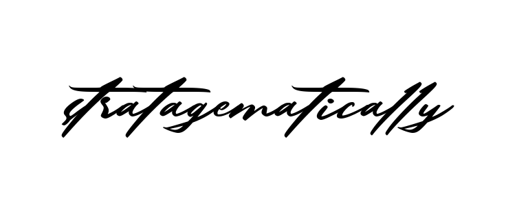 Handwritten Signature for Stratagematically - Style 140 Online