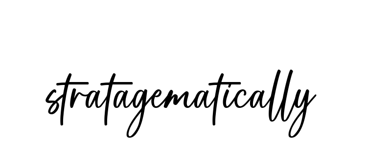 Handwritten Signature for Stratagematically - Style 142 Online