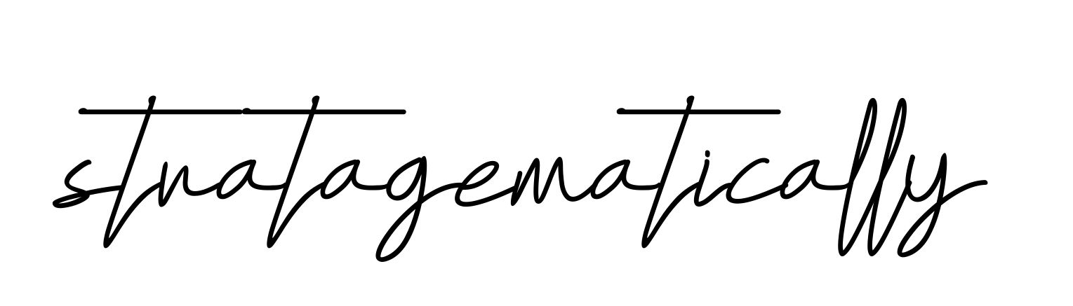 Handwritten Signature for Stratagematically - Style 155 Online