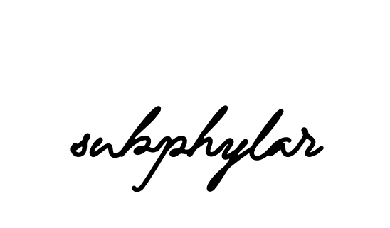 Handwritten Signature for Subphylar - Style 138 Online