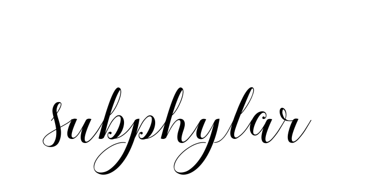 Handwritten Signature for Subphylar - Style 144 Online