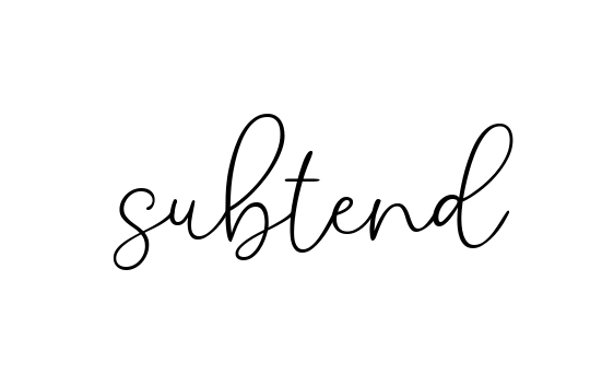 Subtend Signature Style TerselyRegular
